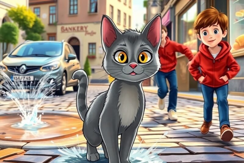 Cat’s Street Mishap! Rescue Needed!